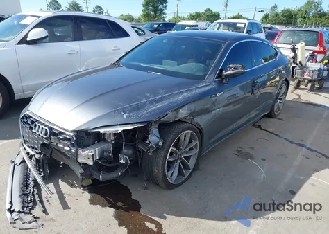 2021 Audi A5 Sportback Premium Plus 45 Tfsi Quattro S Tronic from USA, damaged, VIN WAUFACF57MA054789